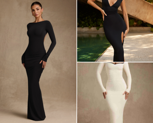 Elegant date night dresses 👗 cover photo collage