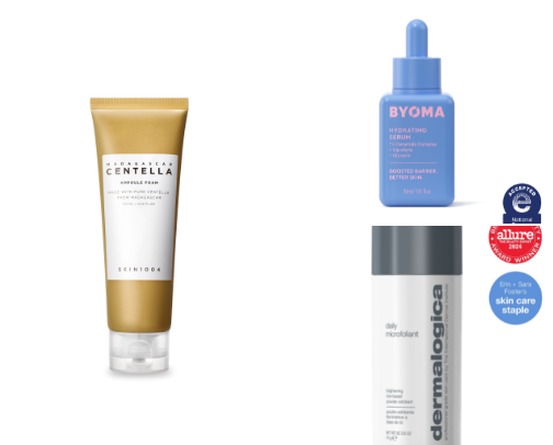 Skin care for dry/sensitive skin cover photo collage