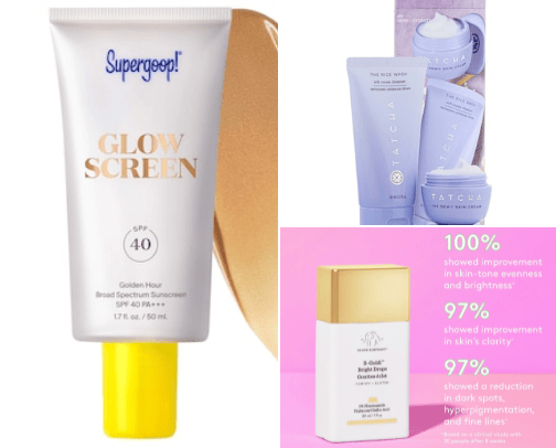 Skincare cover photo collage