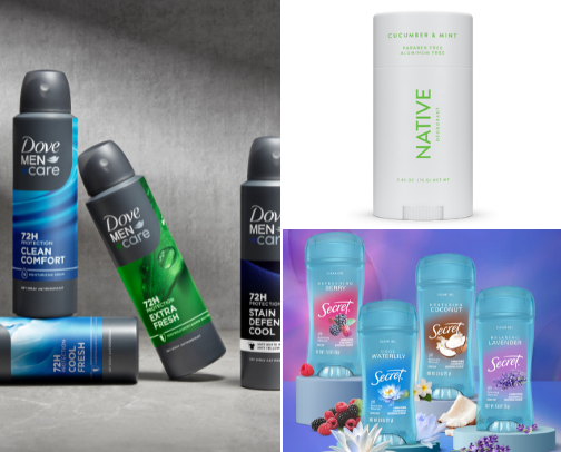 Sensational Deodorants for Women cover photo collage