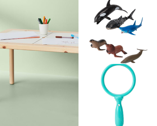 Toddler sensory bin and craft must haves cover photo collage