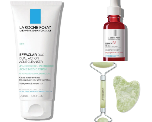 MY NEW 3 STEP SKIN CARE ROUTINE!!!🧴 cover photo collage