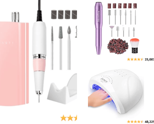 nail tools cover photo collage