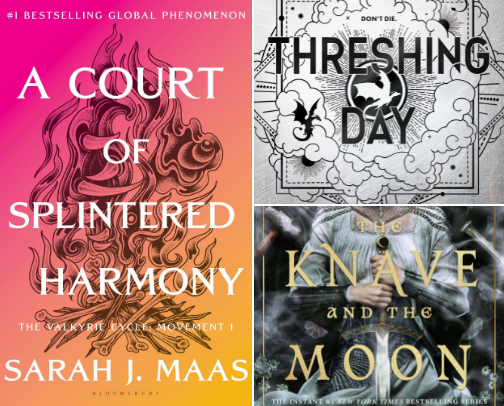 Romantasy books taking over my fall TBR cover photo collage