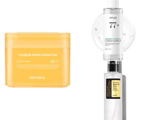Dewy & Balanced: Korean Skincare Staples I Love cover photo collage