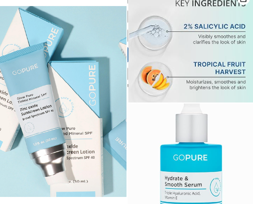 Glow Goals: My Skincare Ride-or-Dies ✨ cover photo collage