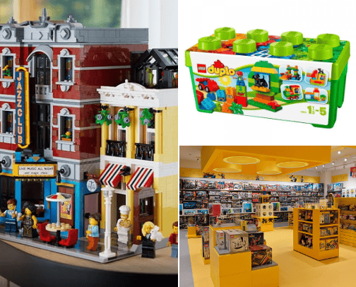 Kids toys cover photo collage