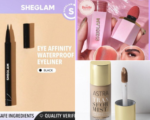 cheap (good) make-up cover photo collage