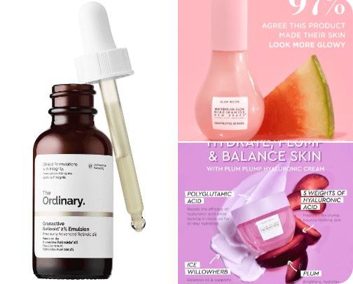 Skincare favorites 😍 cover photo collage