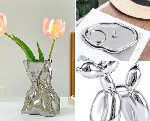 Cool & Modern: The Ultimate Chrome Decor Starter Pack cover photo collage