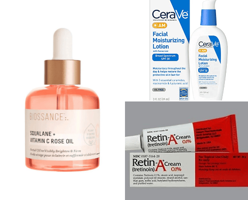 Skin care essentials cover photo collage