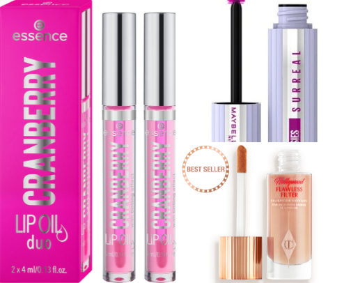 Pretty's beauty favorites ✨💄. Must have skincare and makeup essentials for a flawless glow 💄😊 cover photo collage