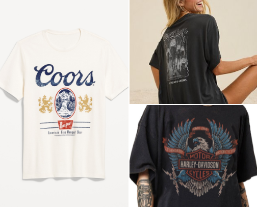 Tshirts cover photo collage