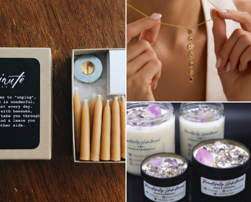 INTENTIONAL & unique holiday gift ideas cover photo collage