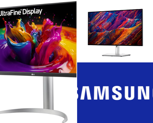 Best 4K & Ultrawide Monitors cover photo collage