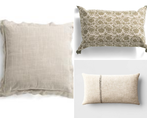 Affordable Neutral Throw Pillow Pairings that WORK! cover photo collage