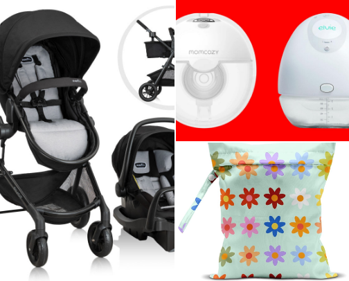 Baby necessities cover photo collage