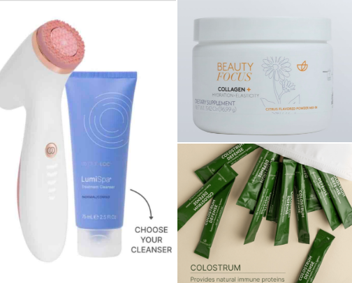 Nu Skin Favorites — everything that makes me look and feel younger 🥰 cover photo collage