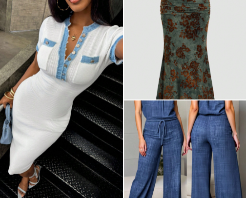 Fashion on a budget cover photo collage
