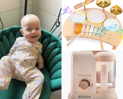 What my 4 month old is asking for Christmas! cover photo collage