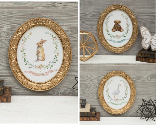 Baby girl nursery cover photo collage