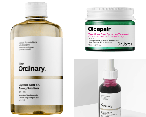 Skincare cover photo collage