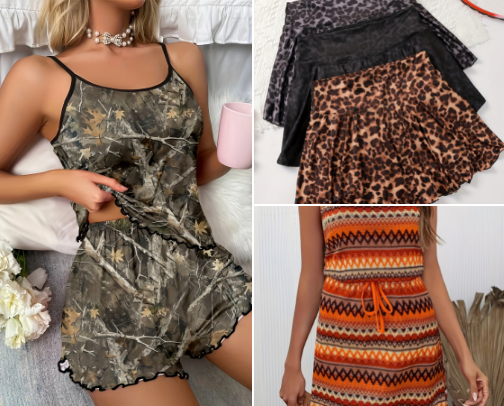 Temu Clothing Finds…easy to pack cover photo collage