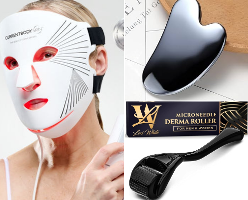 ✨ At-Home Skin Tools That Actually Work cover photo collage