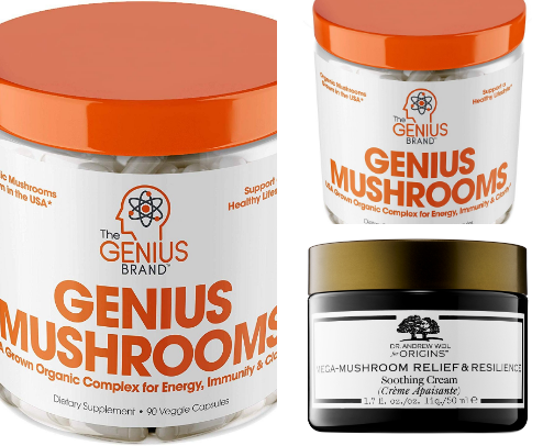 MUSHROOMS can do… WHAT?! The ULTIMATE break down of my fave mushroom made things i found in 2025…. cover photo collage