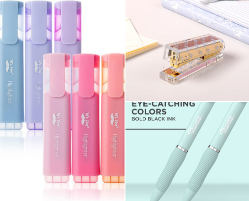 Cutest essentials for college cover photo collage