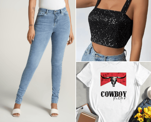 Clothes cover photo collage