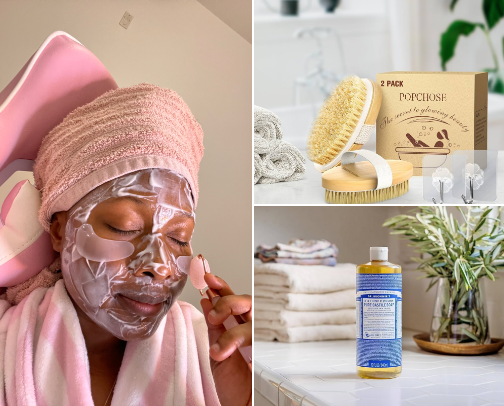 Shower Routine cover photo collage