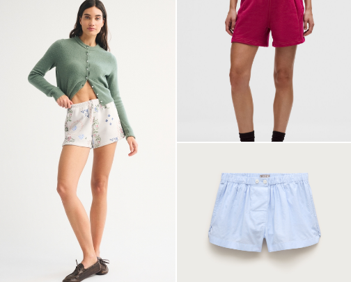 Cute but comfy shorts cover photo collage