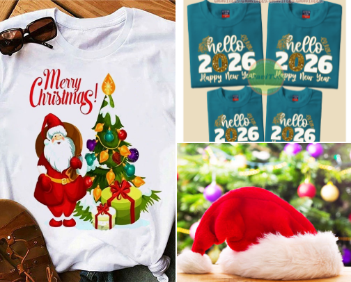 Christmas & New Year 2026 cover photo collage