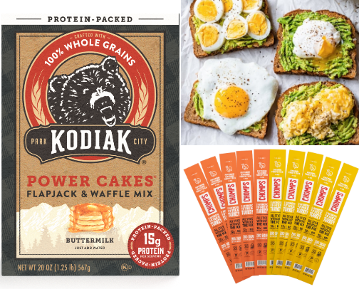 My Go-To Easy Meals & Snacks While Breastfeeding cover photo collage