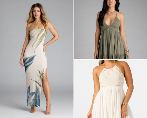 Cute Summer Dresses cover photo collage