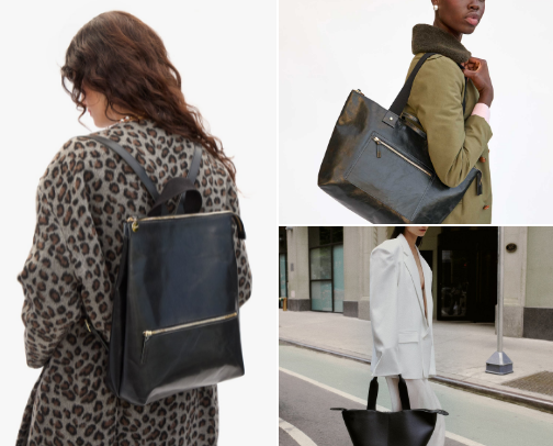 Mid range Luxury: Stylish backpacks & work bags cover photo collage