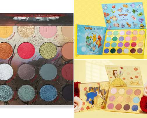 New Colourpop palettes cover photo collage