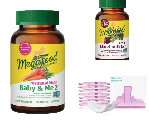 Postpartum care cover photo collage