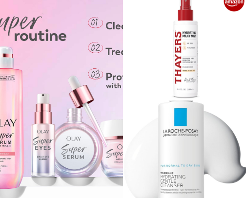 skincare favs as a sensitive skin girly 🧴💋 cover photo collage