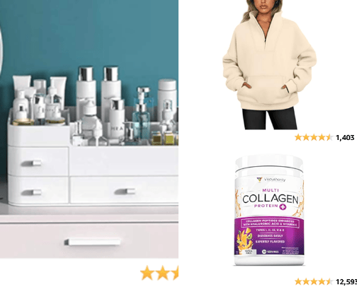 Amazon Favorites cover photo collage