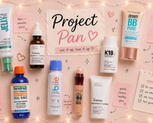 Project pan Empties cover photo collage