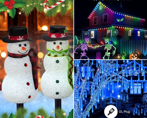 Christmas Magic You Can Hang, Light, and Love cover photo collage