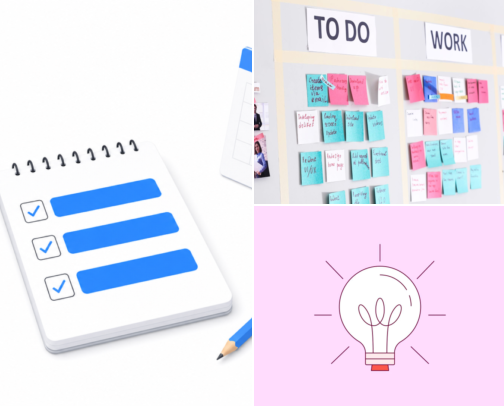 Simple Ways to Be More Productive Without Burning Out cover photo collage