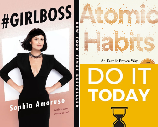 My Favorite Self-Improvement Books cover photo collage