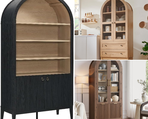 Curated Arched Storage Cabinets Under $500 cover photo collage