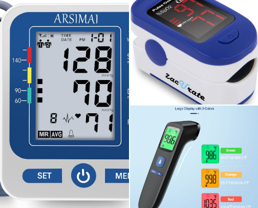 Health Monitoring Devices: Everyday Wellness Essentials cover photo collage