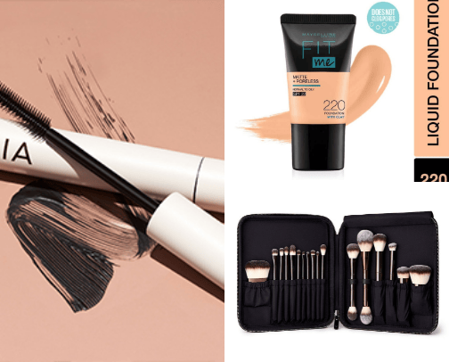 Makeup cover photo collage