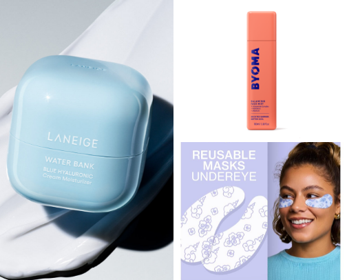 skincare recs - drugstore and high end! cover photo collage