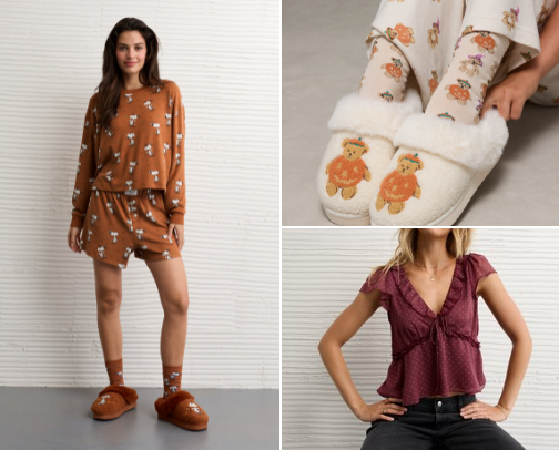 Top American Eagle fall finds | women’s edition cover photo collage